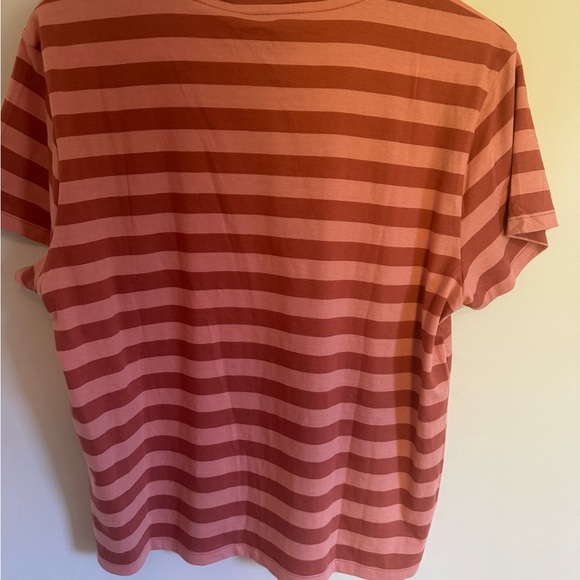New women’s Everlane organic cotton striped short sleeve T-shirt size Large Fall - Picture 2 of 6